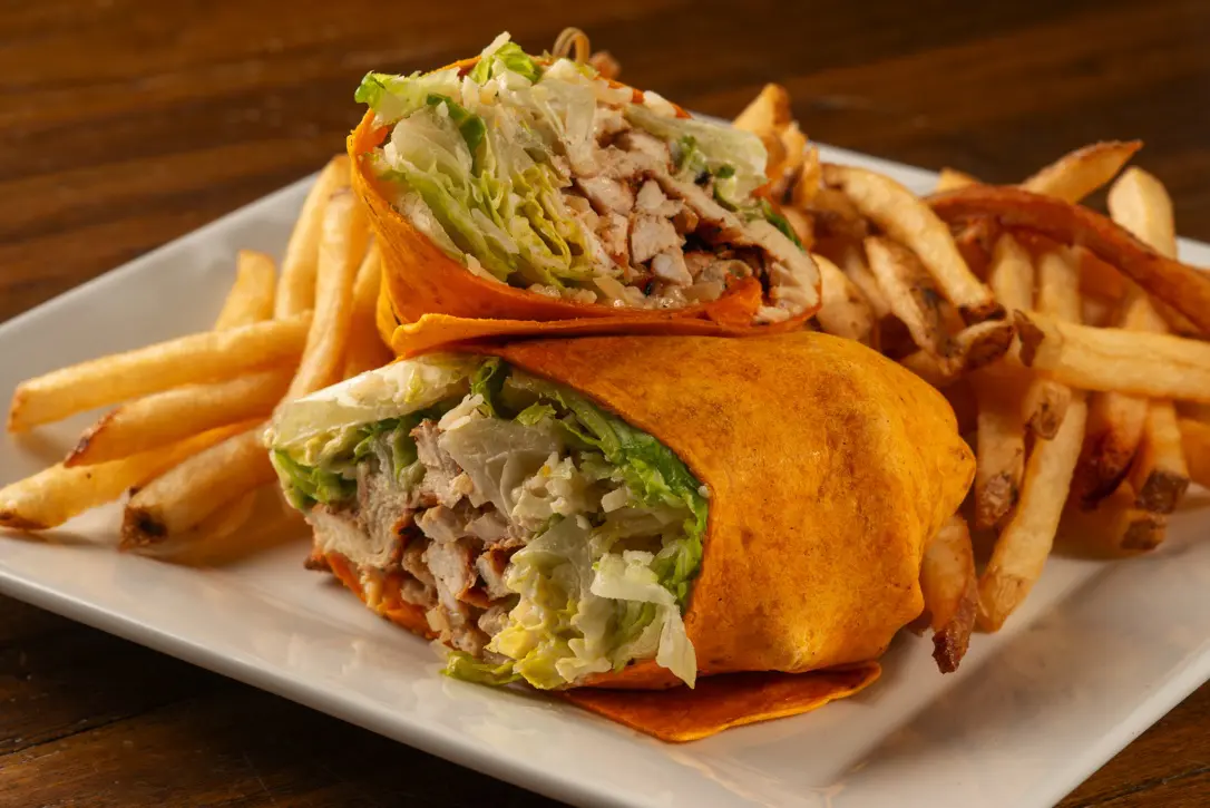 chicken caeser wrap