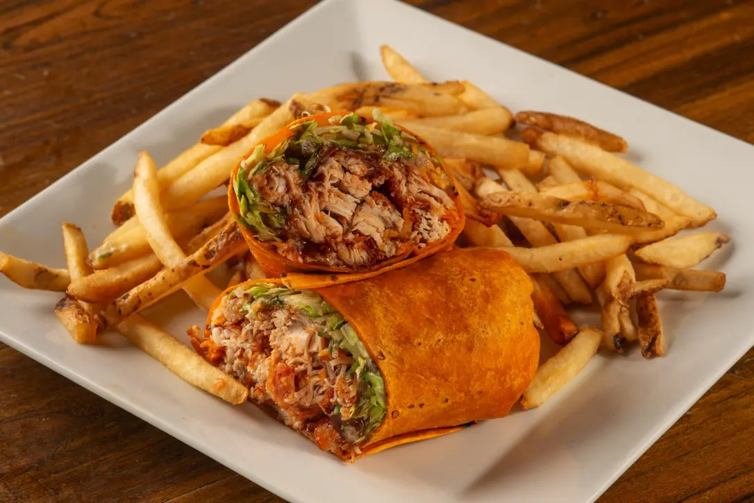 crispy bbq wrap